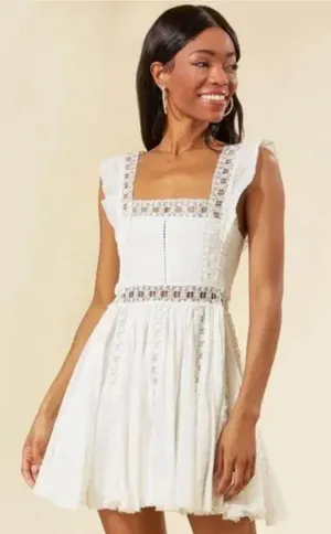 Free People Verona dress in white thumbnail 2