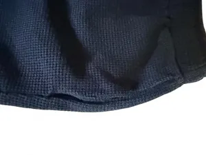 Black Waffle Knit Lounge Sleep Shorts Size Small thumbnail 4