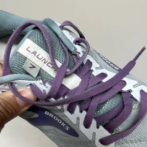 Brooks Gray and Purple Athletic Shoes for Running thumbnail 3