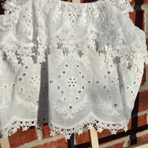 Zara Eyelet White Top X Snall thumbnail 2