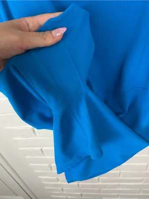 All In Motion Blue Ribbed Active Athletic Romper Size L thumbnail 5