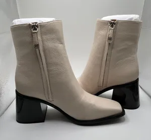 NWB Sam Edelman Women's Winnie Boots size 6.5 block heel ankle heels 1214 thumbnail 11