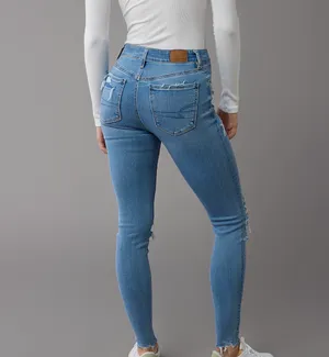 American Eagle high waisted ripped jegging thumbnail 2
