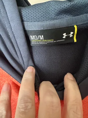 Under Armour Orange and Black Performance Hoodie thumbnail 4