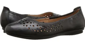 Josef Seibel Pippa‎ Ballet Flat Womens Shoes Size EU 36 US 5.5 Die Cut Black thumbnail 1