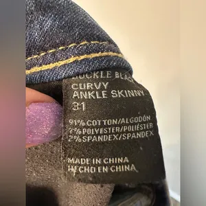 Buckle Black Curvy Ankle Skinny thumbnail 4