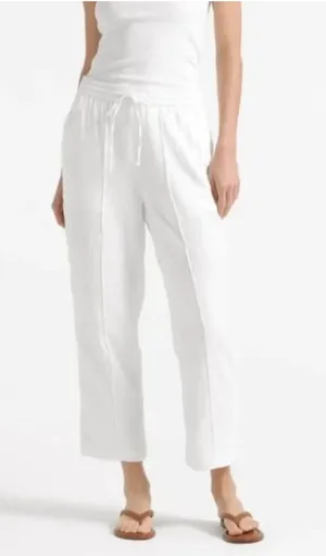 J crew seaside pant white soft gauze Size Medium thumbnail 1