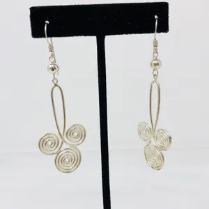 Sterling silver dangling earring, 11.5g thumbnail 4