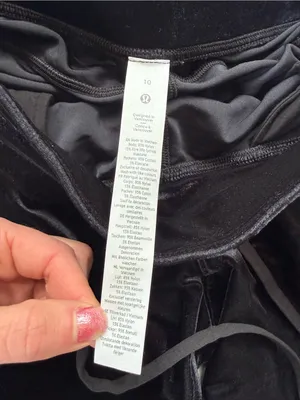 lululemon Ready to Crush High-Rise Velour Joggers size 10 in black thumbnail 6