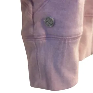 Zella Women's‎ M Pink Ruched Long Sleeve Zip Front Hoodie Jacket thumbnail 6