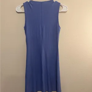 SKIMS Sleeveless Blue Mini Dress thumbnail 3