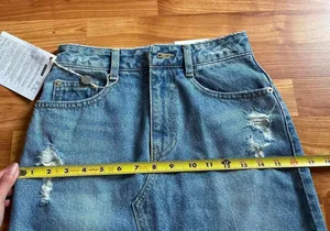 Syjp Denim Midi Skirt thumbnail 5