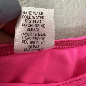 Free‎ People Womens Large Hot Pink Ruffle Spandex Nylon Bikini Top thumbnail 6