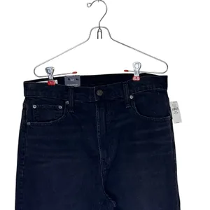 Gap Women's Jeans Cheeky‎ Straight Sky High Low Stretch Denim Black Size 31 NWT thumbnail 2