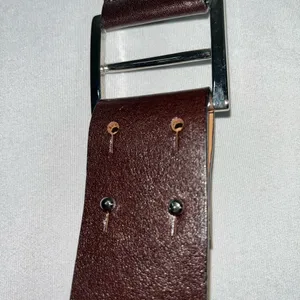 HAROLDS, leather belt size large. Brown thumbnail 4