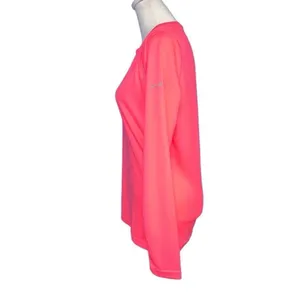 Brooks Rock N‎ Roll marathon series florescent pink long sleeve top M thumbnail 2