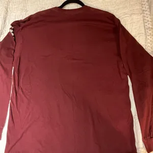 Champion Harvard University Long Sleeve Maroon Cotton Crewneck Tee Shirt XL thumbnail 8