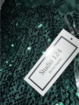 Studio 124 Green dress Size M thumbnail 3