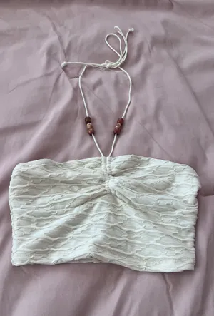 Crop Top White thumbnail 1