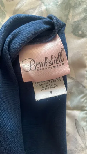 Bombshell Sportswear Navy blue top thumbnail 4
