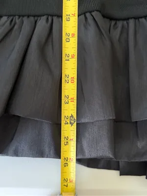 Hello Molly Black Strapless Ruffle Mini Dress Size M US 10 Homecoming NWT thumbnail 10