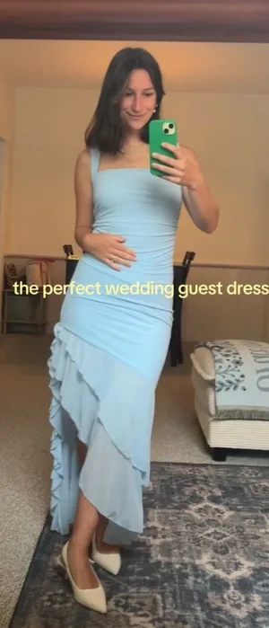 Light blue maxi dress thumbnail 1