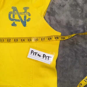 Nike Sleeveless Hoodie Women L Yellow UNC Tar Heels Graphic‎ Cowl Neck Sporty thumbnail 7