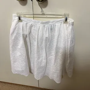 NWT POLO RALPH LAUREN Women’s Eyelet Cotton Mini Skirt White 8 thumbnail 4