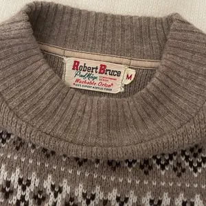 Vintage ROBERT BRUCE Scandinavian Fair Isle Sweater Paul Mage Fairisle Medium thumbnail 8