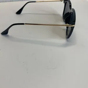 Aldo Brand Black Casual Glam Sunglasses Gold Metal thumbnail 5