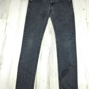 Miss Me Signature Skinny Jeans Black Size 28 Low Rise Stretch Denim thumbnail 2