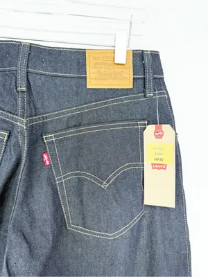 NWT Levi's Baggy Dad Barrel Leg Jeans Women's 28 Blue Y2K Denim thumbnail 5