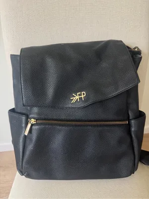 Freshly Picked diaper bag backpack leather zipper pockets baby new mom thumbnail 7