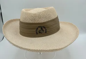 Pelican Hill‎ Golf Club Straw Hat Ribbon Flower Accent Resort Style thumbnail 1