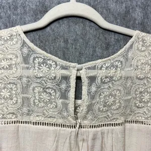 Perch by Blu‎ Pepper Lace Sleeveless Dress Belt Lined 1XL Boho Cottagecore thumbnail 9