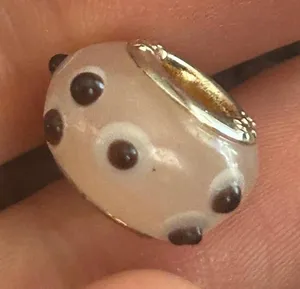 925 sterling silver charm bead bracelet thumbnail 1
