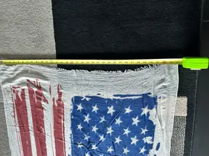 Oversized American flag scarf Multiple thumbnail 3