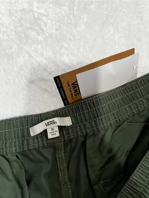 Vans Chamber II Jogger Women's Elastic Waistband Army Green Size XL Cotton Blend thumbnail 13