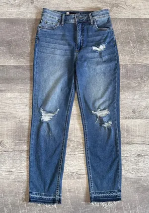Naomi Fab Ab Ankle Straight Jean Womens 2 (27X27) Hi Rise thumbnail 1