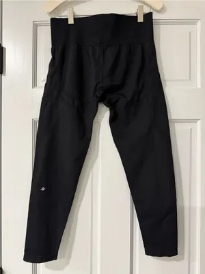 Halara OneForm Seamless High Waisted Tummy Control Lifting Leggings Black L 7/8 thumbnail 5