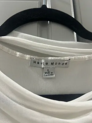 Haute Monde White/cream maxi dress thumbnail 4