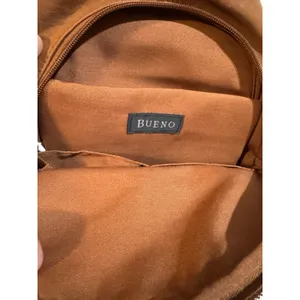 Adorable Small Bueno Brown Faux Leather Sling Backpack Purse Crossbody Bag thumbnail 4
