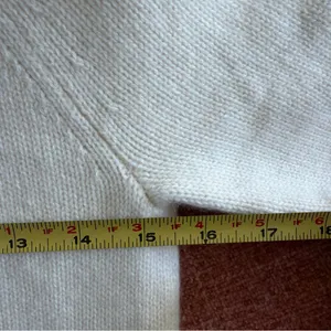 Theory Women's Cashmere Cream Sweater thumbnail 3
