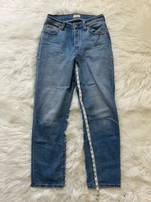 Levi’s 501 Curve Women’s Blue Denim Straight Jeans Size 26 thumbnail 7