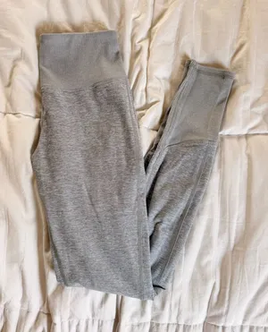 Alo Yoga High-Waist Alosoft Lounge Leggings Heather Grey Size S thumbnail 1