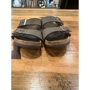 Birkenstock Arizona Kids Brown Sandals | Size 13 / 31 | Boho Chic Comfort thumbnail 6