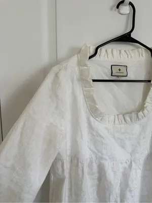 Tuckernuck Clara White Textured Mini Dress thumbnail 4