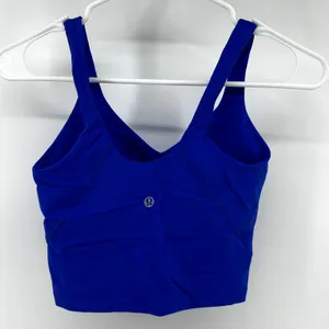 Lululemon Align Tank Top Cropped Light Support A/B Cup Galactic Cobalt 2 thumbnail 5