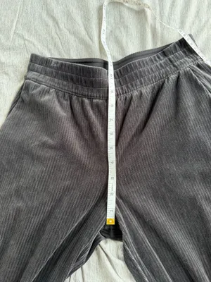 Lululemon Women Scuba Mid-Rise Straight-Leg Pants Velvet Cord 7/8 Length 4 Black thumbnail 11