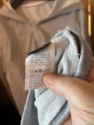 SHEIN Light Gray Zip Hoodie with Hood Medium thumbnail 5